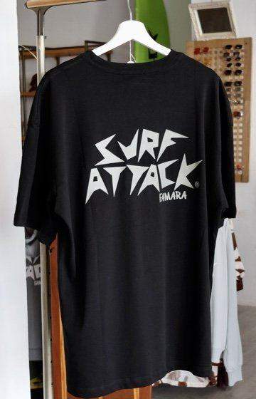 Original Surf Attack heavyweight cotton t-shirt with vintage wash and relaxed fit