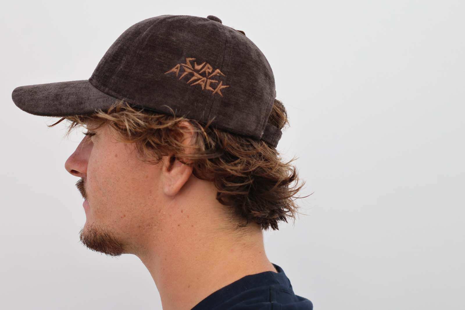 Surf Attack Retro Hat vintage washed cotton twill dad hat with minimalist logo embroidery and adjustable strap