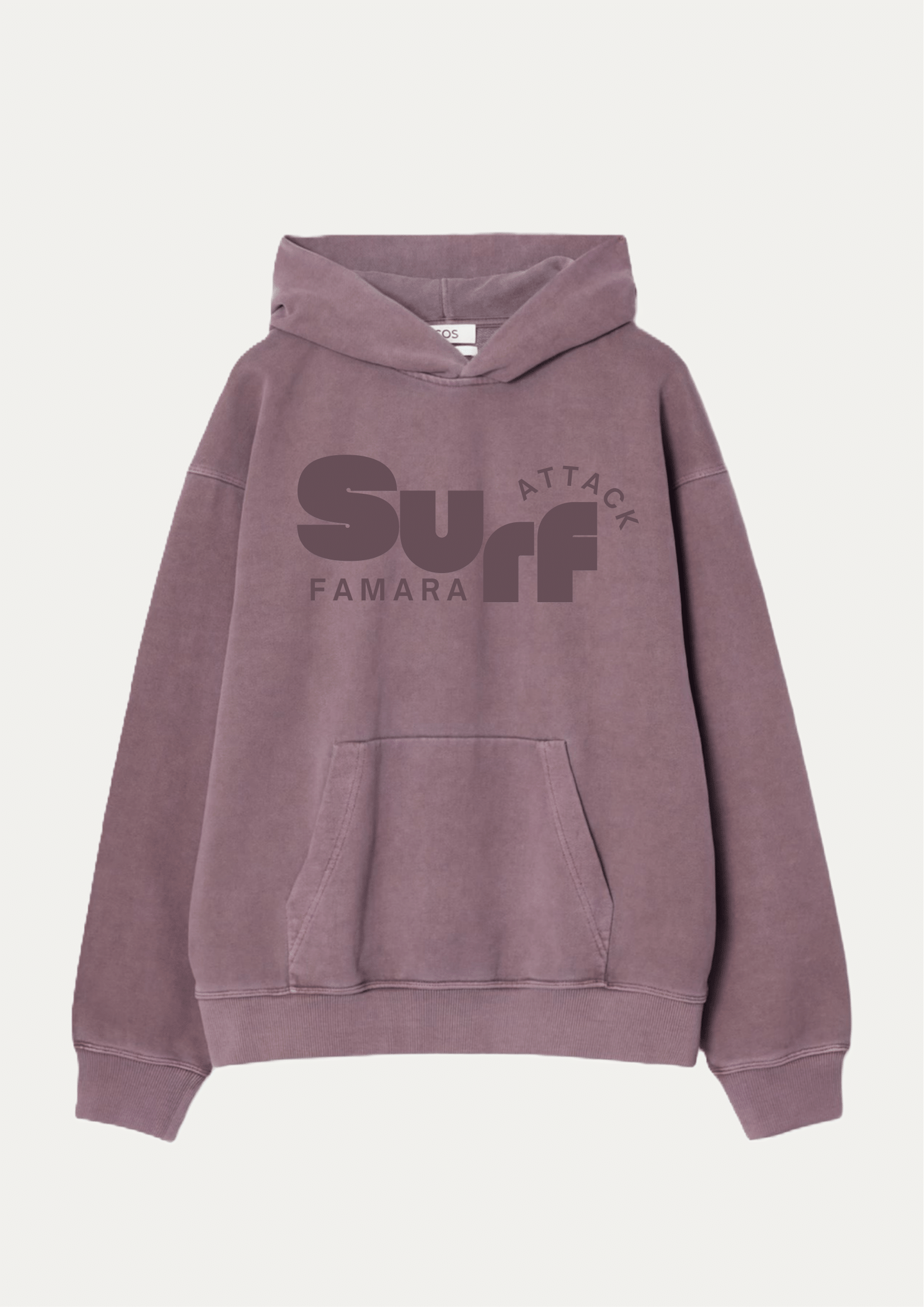 Famara 'Sunset' Hoodie vintage washed heavyweight cotton cozy surf logo pullover